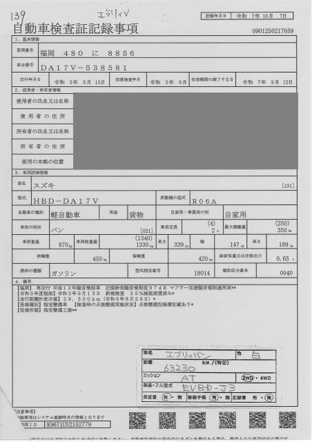 SUZUKI EVERY