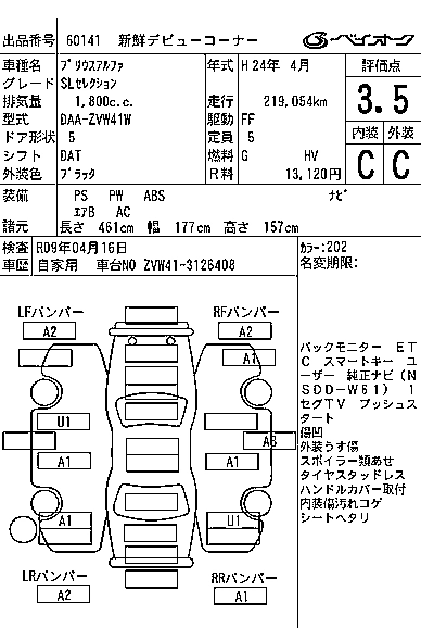 TOYOTA PRIUS ALPHA