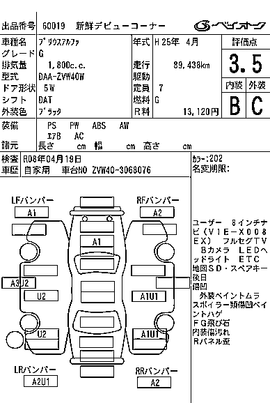 TOYOTA PRIUS ALPHA