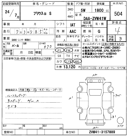 TOYOTA PRIUS ALPHA