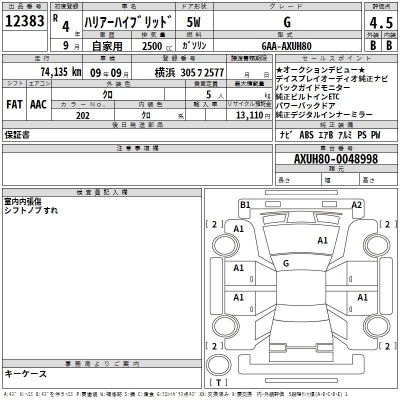 TOYOTA HARRIER HYBRID