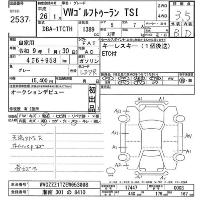 VOLKSWAGEN GOLF TOURAN