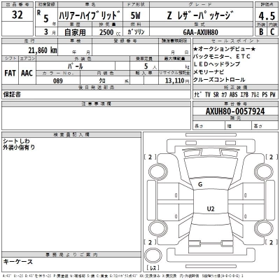 TOYOTA HARRIER HYBRID
