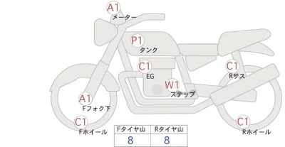 Kawasaki MEGURO K3 лот № 00021 оценка 4  с аукциона в Японии 0