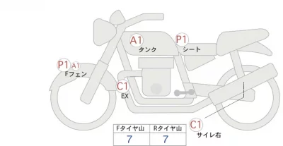 Yamaha MT-07 ABS лот № 00296 оценка 5  с аукциона в Японии 0