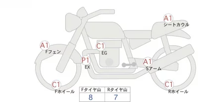 Harley-Davidson HARLEY FXBRS лот № 00157 оценка 4  с аукциона в Японии 0