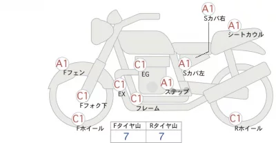 Harley-Davidson HARLEY FLFBS лот № 04133 оценка 4  с аукциона в Японии 0