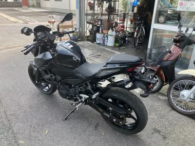 Kawasaki Z400 лот № 00236 оценка 4  с аукциона в Японии 2