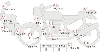 Honda NC750X лот № 04095 оценка 4  с аукциона в Японии 0
