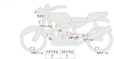 Yamaha BOLT R SPECIFICATIONS ABS лот № 06269 оценка 4  с аукциона в Японии 0
