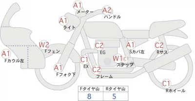 Harley-Davidson HARLEY FXLRS лот № 02283 оценка 4  с аукциона в Японии 0