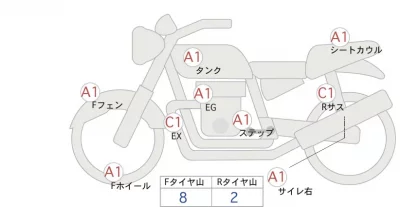 Kawasaki Z H2 лот № 02376 оценка 4  с аукциона в Японии 0
