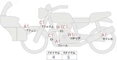 Harley-Davidson HARLEYFLHXS лот № 00386 оценка 4  с аукциона в Японии 0