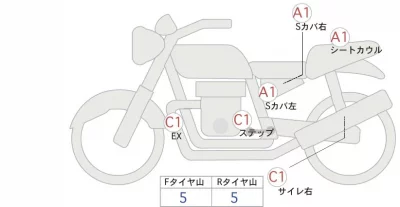 Harley-Davidson HARLEY XL1200NS лот № 02218 оценка 4  с аукциона в Японии 0