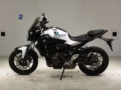 Yamaha MT-07 лот № 5256 оценка 5  с аукциона в Японии 2