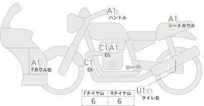 Honda CBR600RR ABS лот № 04053 оценка 5  с аукциона в Японии 0