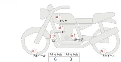 Yamaha MT-09 ABS лот № 00122 оценка 4  с аукциона в Японии 0