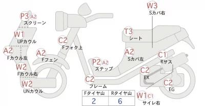 Honda NC750X DCT ABS лот № 04174 оценка 4  с аукциона в Японии 0