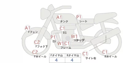 Harley-Davidson HARLEY FLFBS лот № 04228 оценка 4  с аукциона в Японии 0