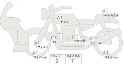 Kawasaki NINJA ZX-6R лот № 00315 оценка 4  с аукциона в Японии 0