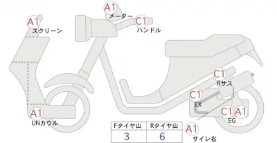 Yamaha T-MAX560 TECHMAX ABS лот № 04374 оценка 4  с аукциона в Японии 0