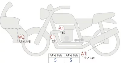 Honda 400X лот № 00474 оценка 4  с аукциона в Японии 0