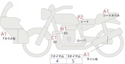 Suzuki KATANA лот № 00498 оценка 4  с аукциона в Японии 0