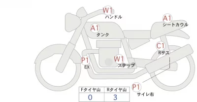 Yamaha MT-07 лот № 02531 оценка 4  с аукциона в Японии 0
