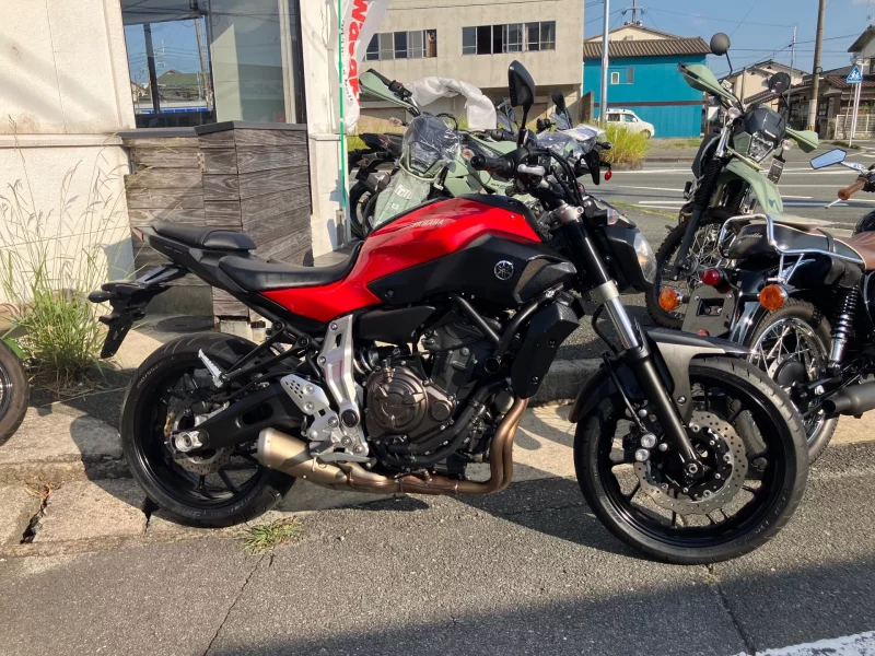 Yamaha MT-07 лот № 02531 оценка 4  с аукциона в Японии