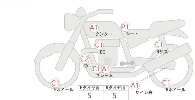 Honda GB350S лот № 04345 оценка 4  с аукциона в Японии 0