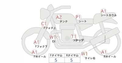 Yamaha MT-07 лот № 00408 оценка 4  с аукциона в Японии 0