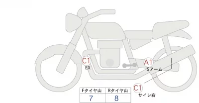 Yamaha MT-07 лот № 00018 оценка 5  с аукциона в Японии 0
