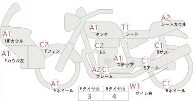 Suzuki KATANA лот № 00039 оценка 4  с аукциона в Японии 0