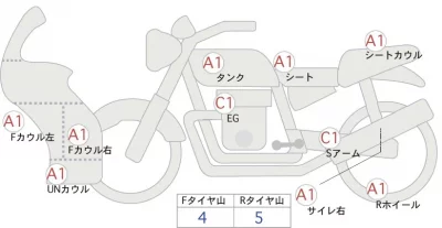 Honda CBR250RR ABS лот № 00078 оценка 4  с аукциона в Японии 0