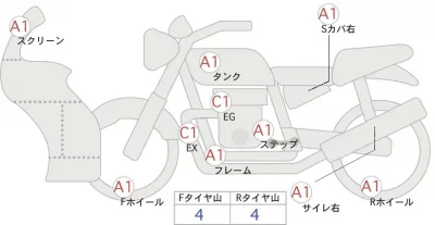 Kawasaki NINJA ZX-14R HIG лот № 00157 оценка 4  с аукциона в Японии 0