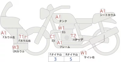 Kawasaki Ninja 1000SX лот № 02130 оценка 4  с аукциона в Японии 0