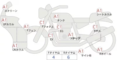 Kawasaki Ninja 400 лот № 00217 оценка 4  с аукциона в Японии 0