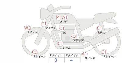 Yamaha DRAGSTAR 250 лот № 02191 оценка 4  с аукциона в Японии 0