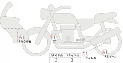 Honda NT1100 лот № 02247 оценка 4  с аукциона в Японии 0
