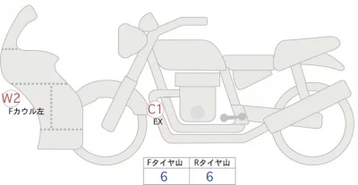Kawasaki Ninja 400 лот № 00320 оценка 4  с аукциона в Японии 0