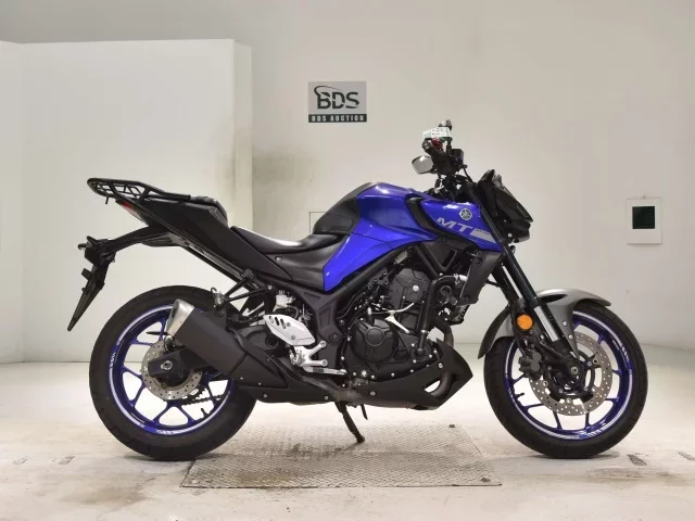 Yamaha MT-03A лот № 0313 оценка 4  с аукциона в Японии