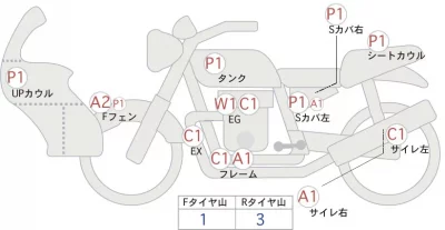 Harley-Davidson HARLEYFLHXS лот № 02090 оценка 4  с аукциона в Японии 0