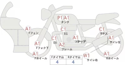 Kawasaki Z1000 ABS RE лот № 00170 оценка 4  с аукциона в Японии 0
