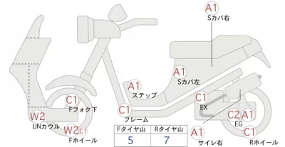 Honda X-ADV лот № 02188 оценка 4  с аукциона в Японии 0