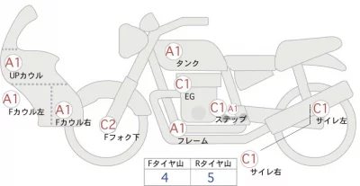 Harley-Davidson HARLEY FLHTKL ULTRA LIMITED лот № 00317 оценка 4  с аукциона в Японии 0