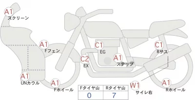 Suzuki GSX-S1000F лот № 00319 оценка 4  с аукциона в Японии 0