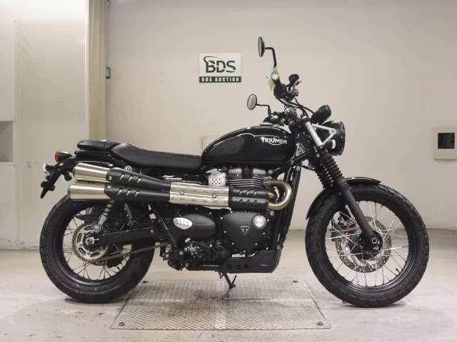 Triumph  STREET SCRAMBLER лот № 7613 оценка 5  с аукциона в Японии