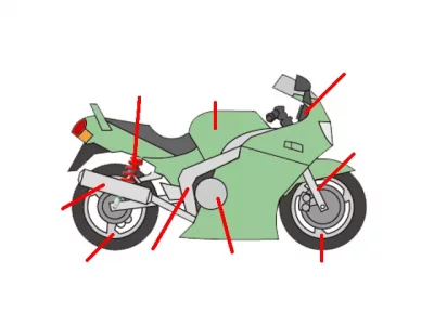 Honda GL1800 TOUR лот № 7521 оценка 5  с аукциона в Японии 0