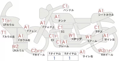 Yamaha YZF-R1 лот № 00021 оценка 4  с аукциона в Японии 0