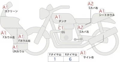 Suzuki GSX-S1000F лот № 02044 оценка 4  с аукциона в Японии 0